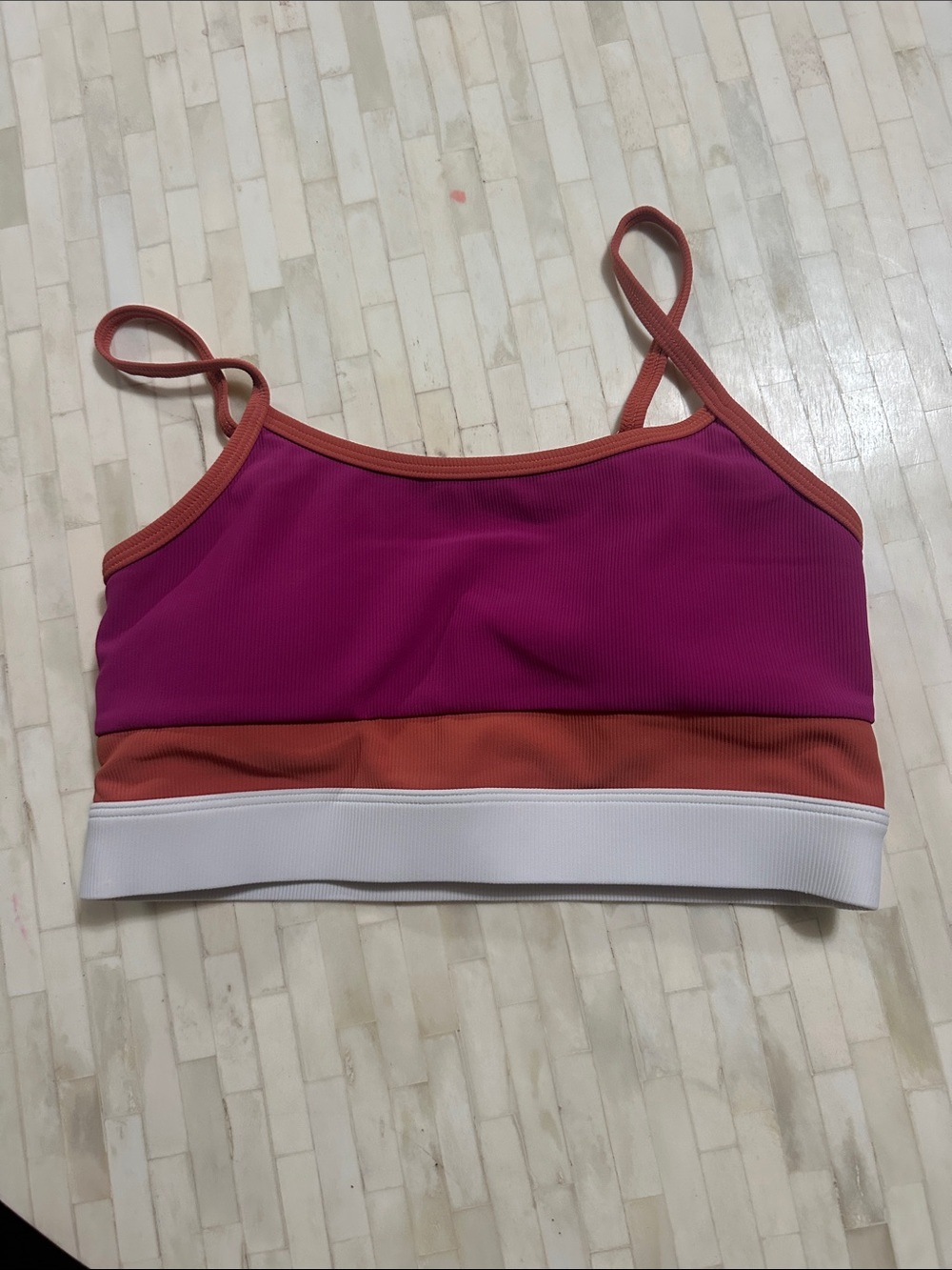 Anthropologie Wilo the Label. Women's Colorblock Bralette